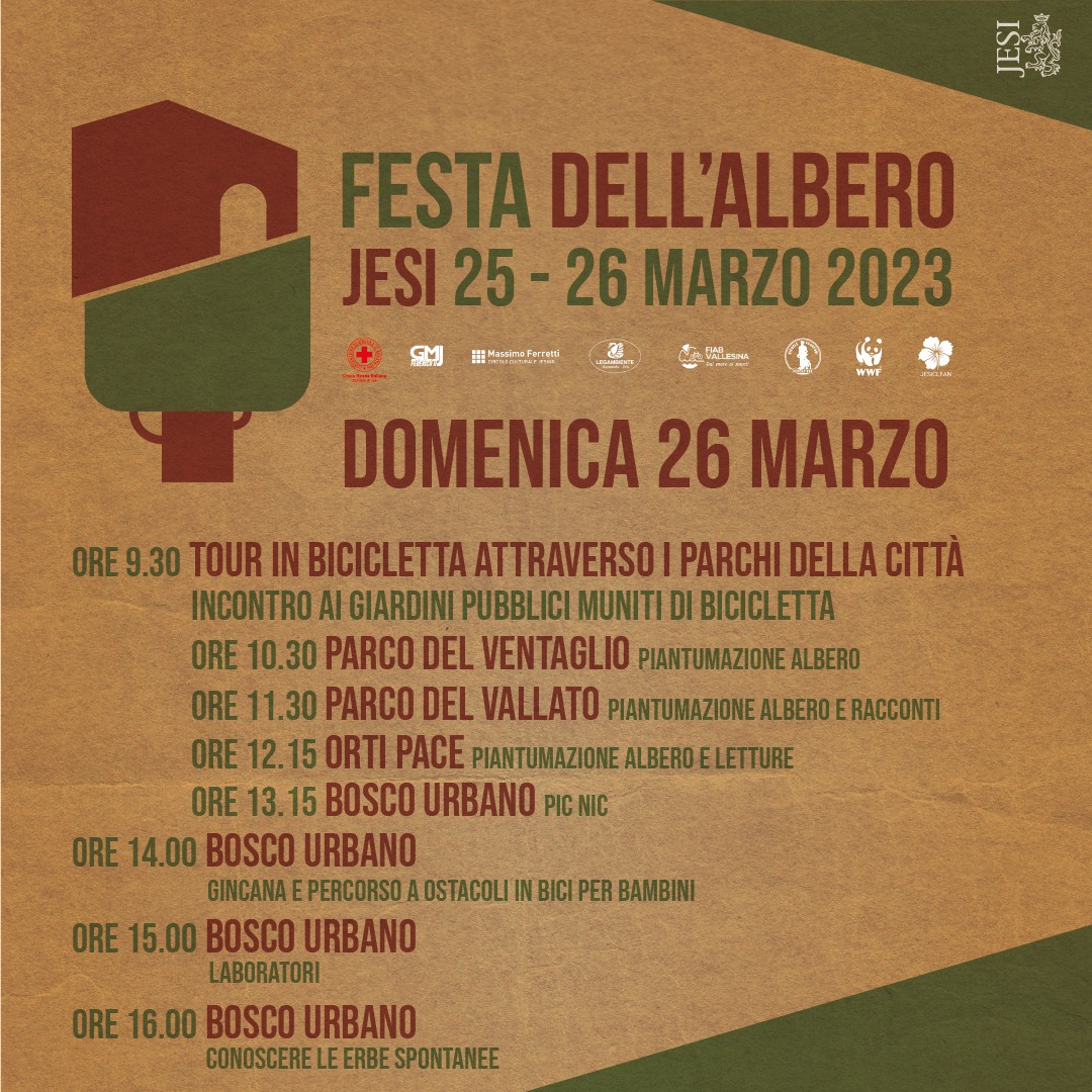 Comune di Jesi - Festa dell'Albero, 25-26 Marzo 2023