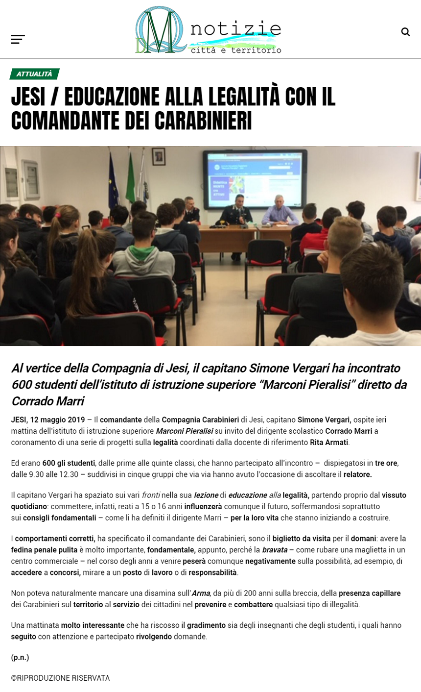 Articolo QDM Notizie 13.05.2019