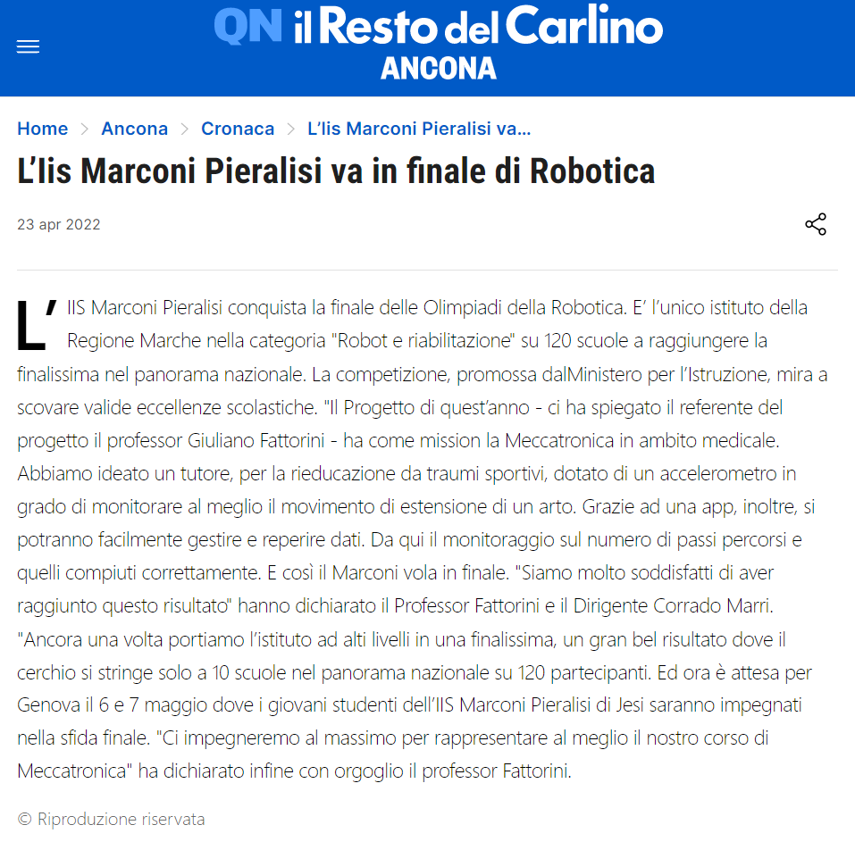 Resto del Carlino 23.04.2022