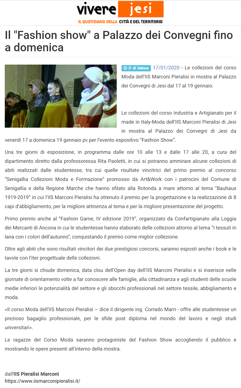 Vivere Jesi 17.01.2020