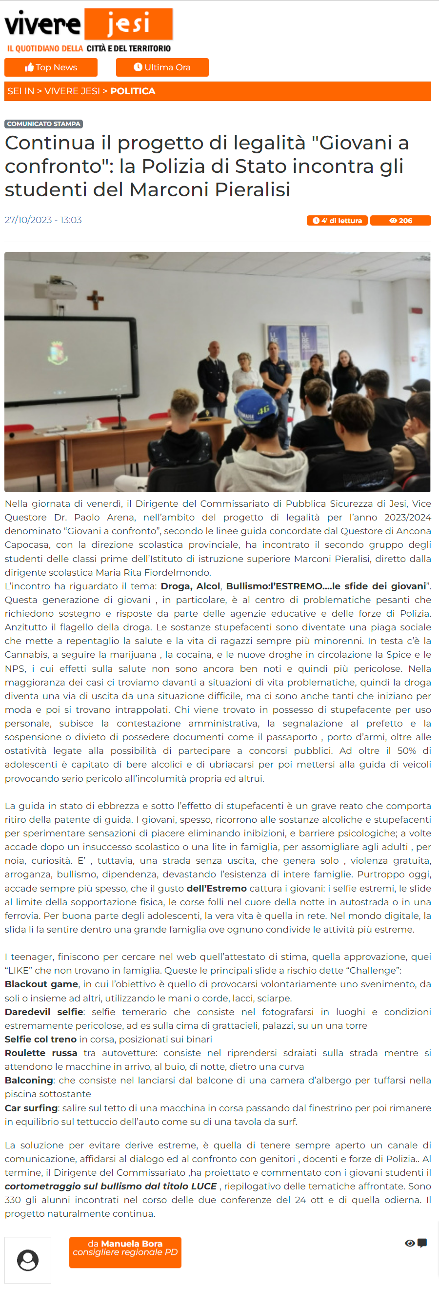 Vivere Jesi 27.10.2023