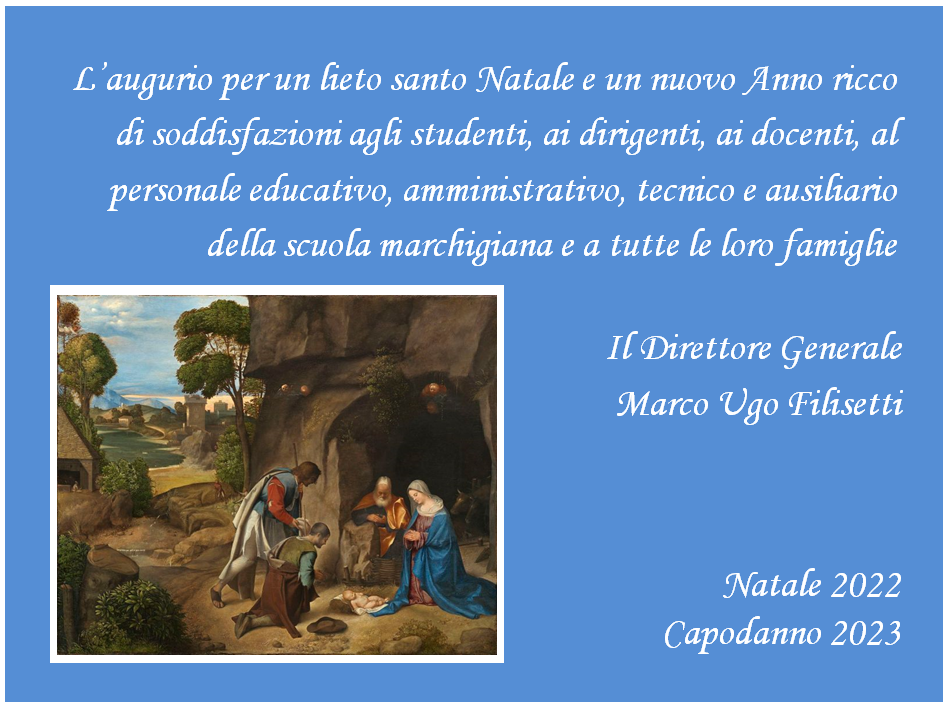 Auguri Natale 2022 USR Marche