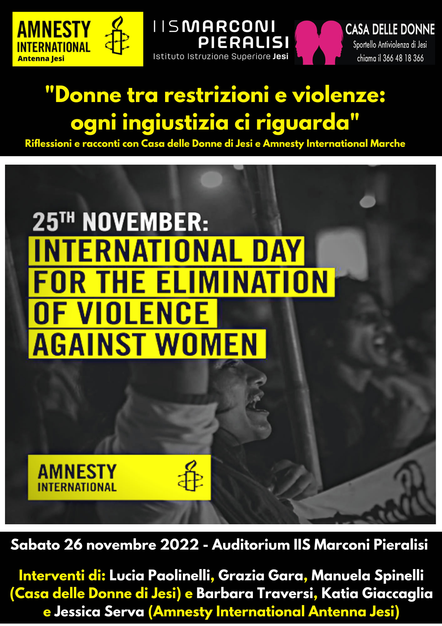 Comune di Jesi -  Convegno Presentazione dell’indagine sul tempo libero dei giovani a Jesi, 29 novembre 2022